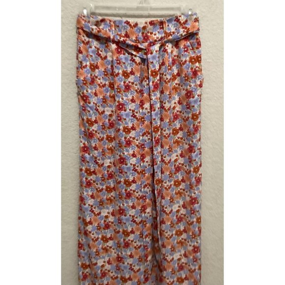 Forever 21 Vintage Floral Wide-Leg Palazzo Pants Size XS - Picture 3 of 8